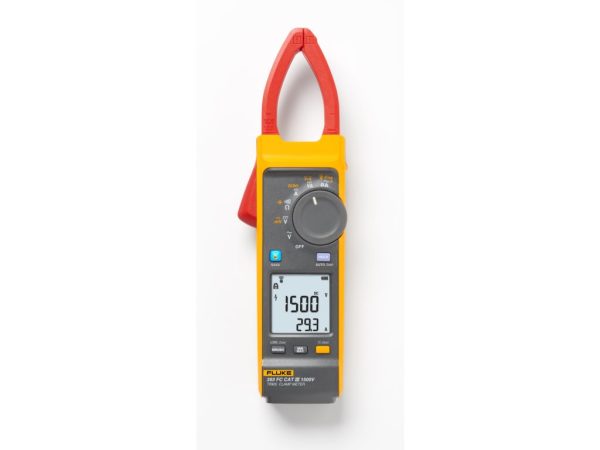 Fluke 393 Echteffektiv-Strommesszange Mit IFlex – DC/AC Bis 1500 V / 2500 A, CAT III 1500 V, IP54 – Für Solaranlagen, Windkraft, Bahnstrom & Rechenzentren – Inkl. Flexibler Stromzange