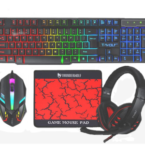T-Wolf TF800 4-in-1 RGB Gaming Combo|Keyboard,Mouse,Gaming Headset.Mousepad